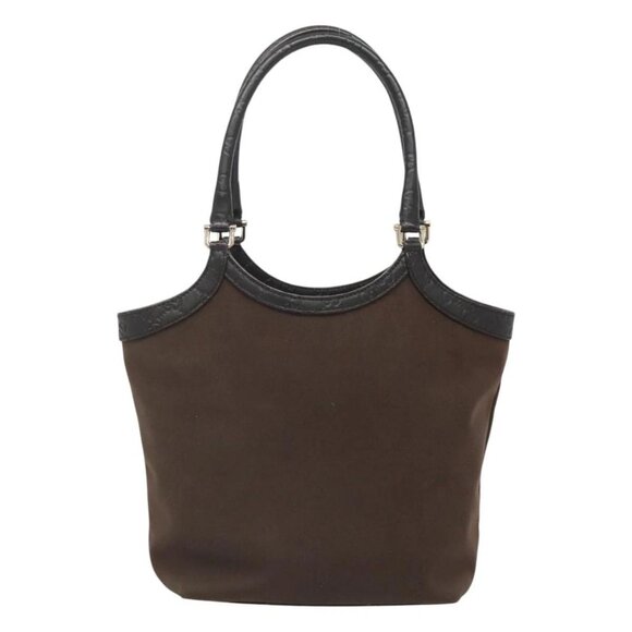 GUCCI Tote Bag Canvas Outlet Brown Gold 279153 Auth bs26148 - Picture 2 of 16